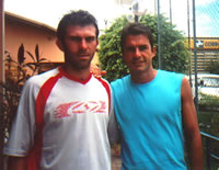 André com seu irmão Adriano