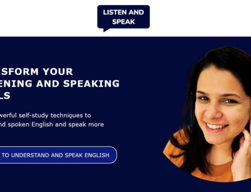 Landing Page Listen and Speak