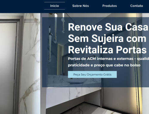 Site One Page Revitaliza Portas